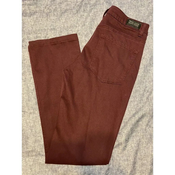 liverpool jeans company sadie straight burgundy jeans size 28/6 - Pre Owned - Picture 7 of 7